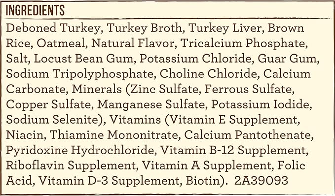 Merrick Limited Ingredient Diet with Healthy Grains Canned Wet Dog Food Turkey & Brown Rice Recipe - 12.7 oz Can
