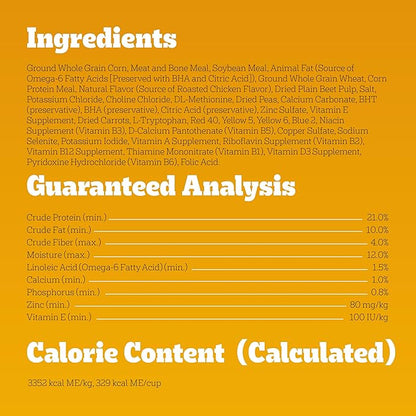 Pedigree Adult Dry Dog Food, Complete Nutrition, Roasted Chicken & Vegetable Flavor, 3.5 lb. Bag