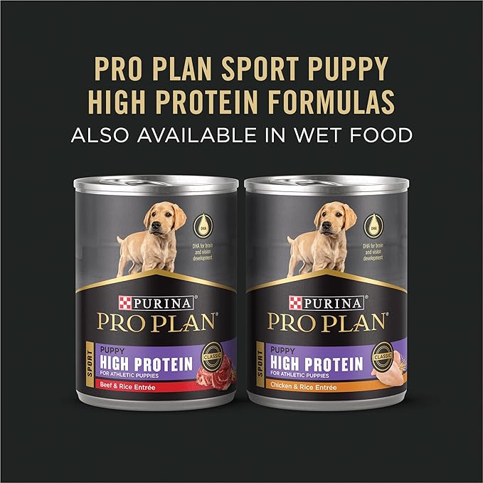 Purina Pro Plan Sport Development 30/20 Chicken and Rice Formula High Protein Dog Food for Puppies - 24 lb. Bag