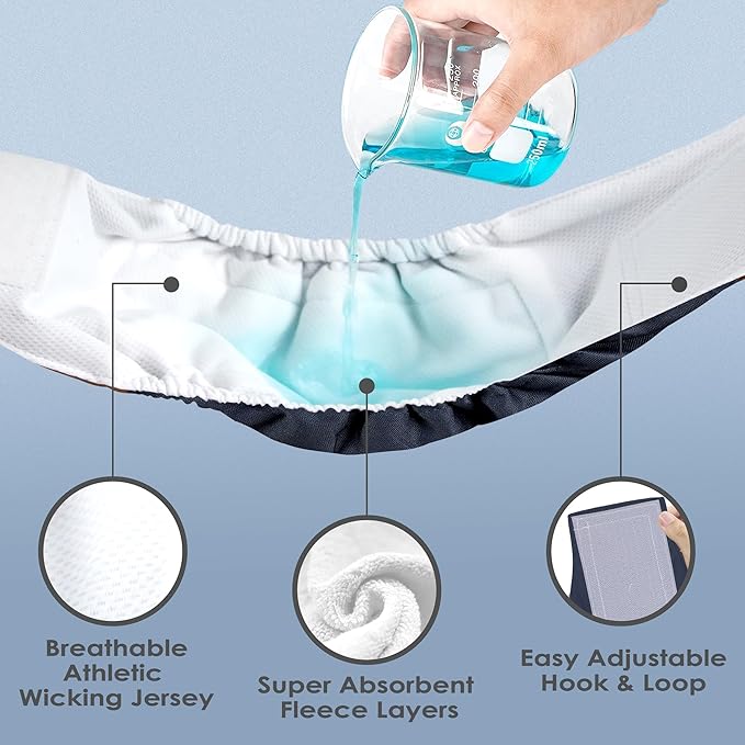 wegreeco Washable Male Dog Belly Band (Stylish Pattern)- Pack of 3 - Washable Male Dog Belly Wrap, Dog Diapers Male (Blue, Green, Champagne, Medium)