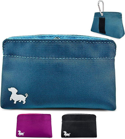 Pocket Sized Dog Treat Pouch - Treat Pouches for Pet Training - Medium Dog Treat Pouch with Magnetic Closure - Dog Walking Treat Bag for Dog Training - Turquoise