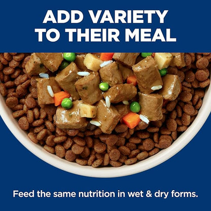 Hill's Science Diet Adult Perfect Weight Wet Dog Food, Hearty Vegetables & Salmon Stew, 12.5 oz. Cans, 12-Pack