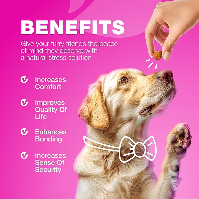 Dog UTI Treatment - Dog Cranberry Supplement for Bladder & Kidney Health, Urinary Tract, Incontinence Support - Cranberry Supplement for Dog Incontinence - Bladder Control Cranberry Chews