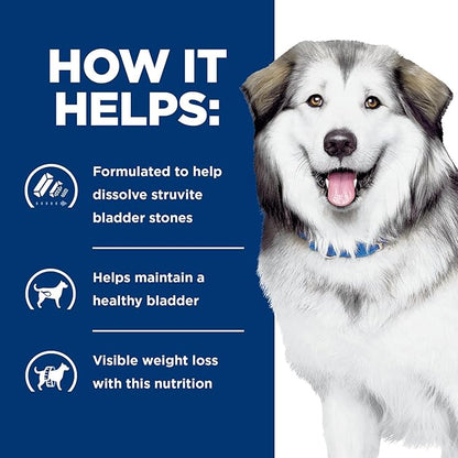 Hill's Prescription Diet c/d Multicare + Metabolic Weight Dry Dog Food, Chicken, 8.5 lb. Bag