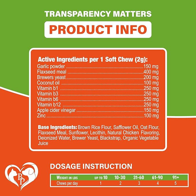 Flea and Tick Prevention Chewable Pills for Dogs - Revolution Oral Flea Treatment for Pets - Pest Control & Natural Defense - Chewables Small Tablets Made in USA (Chicken)