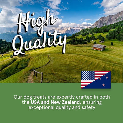 TRMC Real Meat Dog Treats - 12oz Bag of Bite-Sized Air-Dried Beef Jerky for Dogs - Grain-Free Jerky Dog Treats Made up of 95% Free-Range, Grass Fed Beef - All-Natural High Protein Dog Treats
