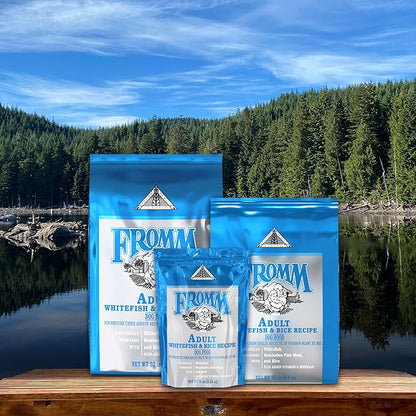 Fromm Classic Adult Whitefish & Rice Dog Food - Premium Dry Dog Food for Large, Medium, & Small Breeds - Whitefish & Rice Recipe - 5 lb
