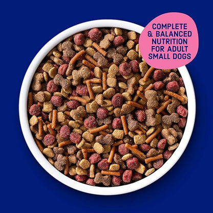 Kibbles 'n Bits Mini Bits Small Breed Dry Dog Food, Savory Beef & Chicken Flavors for Adult Dogs, 3.5 lb. Bag, 4 Count