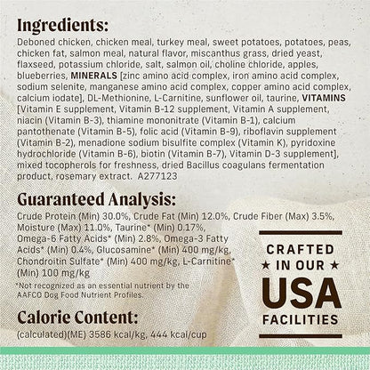 Merrick Lil’ Plates Premium Grain Free Senior Dry Dog Food For Small Dogs, Real Chicken, Sweet Potato Kibble - 4.0 lb. Bag