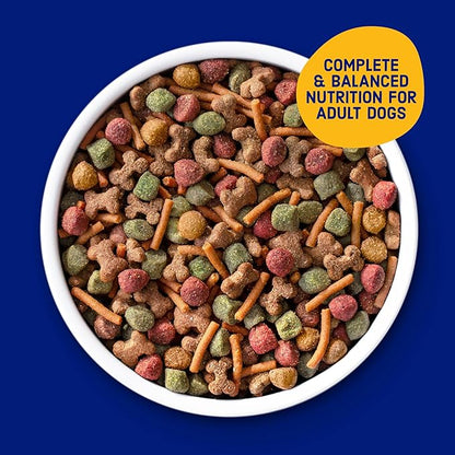 Kibbles 'n Bits Original Dry Dog Food, Savory Beef & Chicken Flavors for Adult Dogs, 3.5 lb. Bag