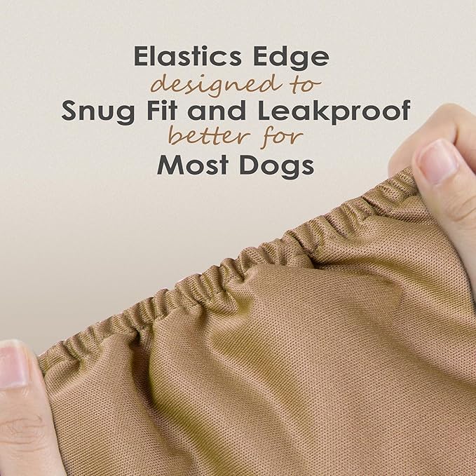 wegreeco Washable Male Dog Belly Band (Stylish Pattern)- Pack of 3 - Male Dog Belly Wrap, Dog Diapers Male (Blue Gray Coffee, Medium)