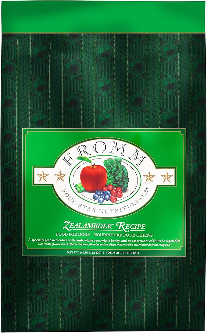 Fromm Four-Star Nutritionals Zealambder Dog Food - Premium Dry Dog Food - Lamb Recipe - 26 lb