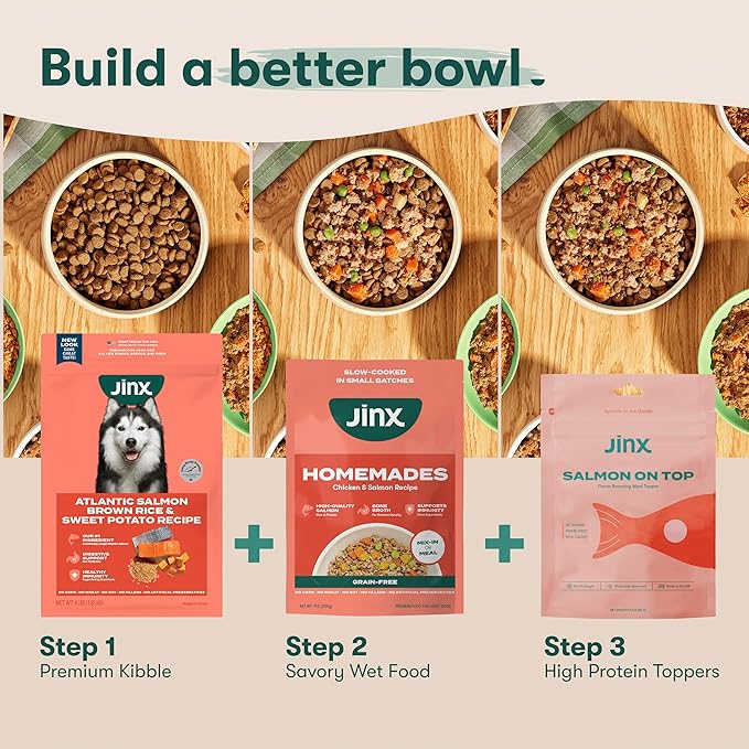 Jinx Premium Dry Dog Food for Senior Dogs - Real Chicken, Brown Rice & Sweet Potato Kibble with Antioxidants for Immune Support & Whole Grains for Digestive Support - No Fillers - 23.5lb