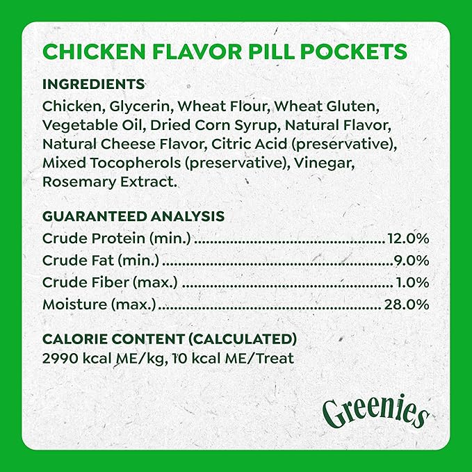 Greenies Pill Pockets for Dogs Small Size, Tablet Pill Treats for Dogs, Cheese Flavor, 3.2 oz. Pouch