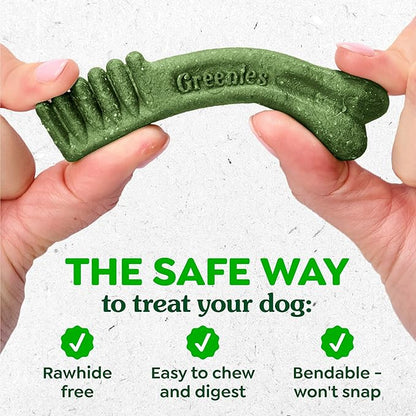 Greenies Veterinarian-Recommended Adult Natural Dental Dog Treats Teenie Size, Dog Dental Chews, Original Flavor, 3 oz. Pack, 11 Count