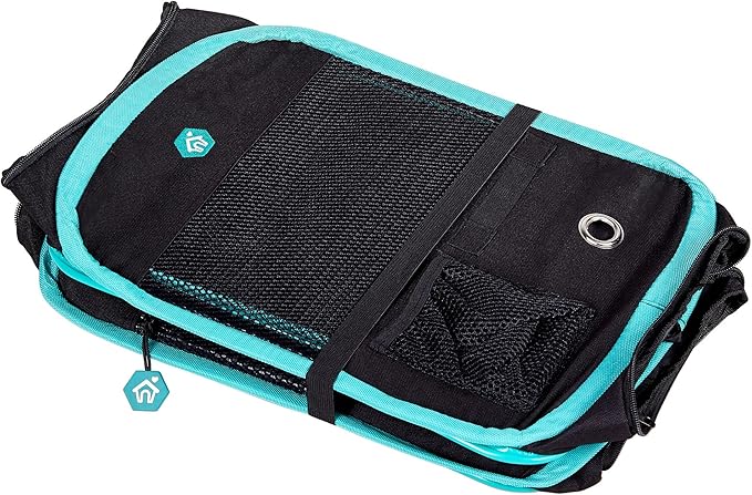 Deluxe Premium Pet Dog Playpen Portable Soft Dog Exercise Pen Kennel with Carry Bag for Dogs, Cats, Kittens, and All Pets (Medium, Black)