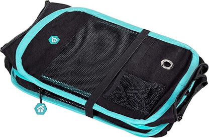 Deluxe Premium Pet Dog Playpen Portable Soft Dog Exercise Pen Kennel with Carry Bag for Dogs, Cats, Kittens, and All Pets (Small, Black)