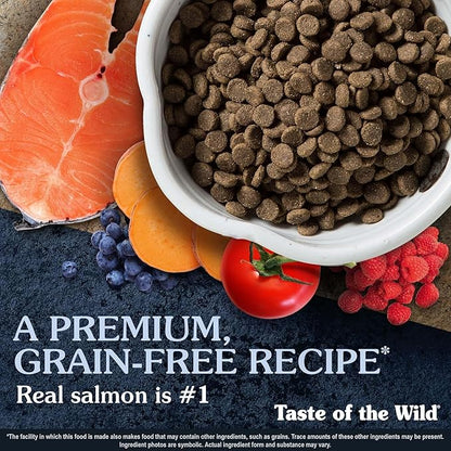 Taste of The Wild Pacific Stream Grain-Free Dry Dog Food With Smoke-Flavored Salmon 14lb