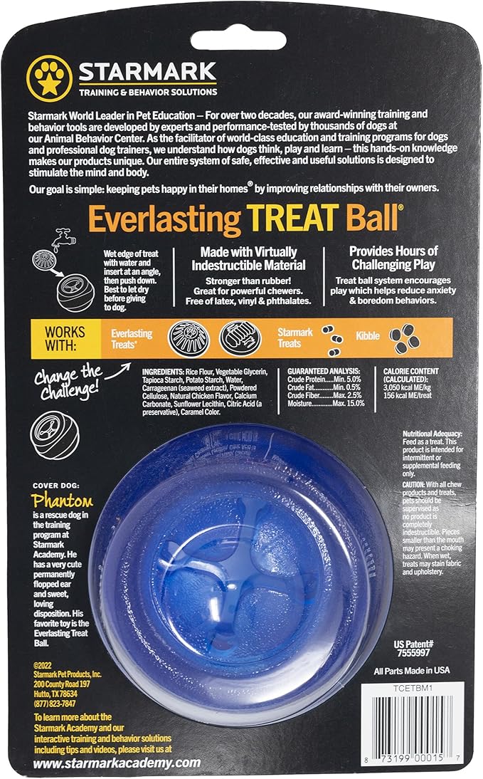 Starmark Everlasting Treat Ball Medium with 1 treat