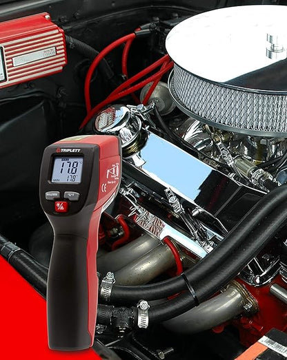 Triplett IRT220 Non-Contact 12:1 Infrared Thermometer with Certificate of Calibration to NIST, -4 to 932°F (-20 to 500°C)