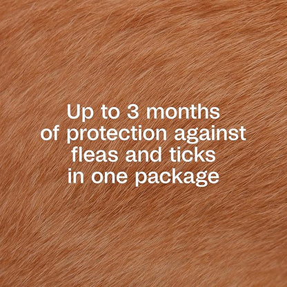 ADAMS Plus Flea & Tick Prevention Spot On for Dogs, Extra Large Dogs, Kills Fleas & Ticks (Brown Dog/Deer Ticks), Kills and Repels Mosquitoes, Prevents Flea Infestations, 3-Month Supply, 3 Pack