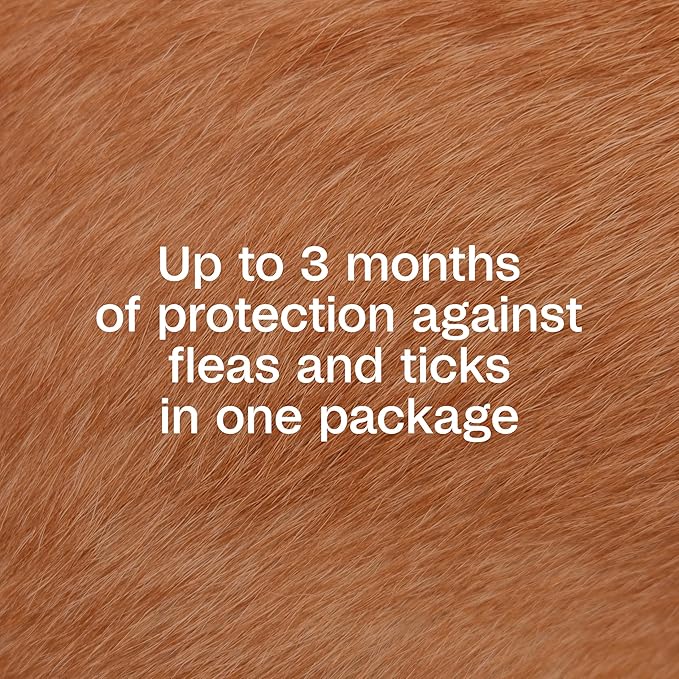 ADAMS Plus Flea & Tick Prevention Spot On for Dogs, Toy/Small Dog, Kills Fleas & Ticks (Brown Dog/Deer Ticks), Kills and Repels Mosquitoes, Prevents Flea Infestations, 3-Month Supply, 3 Pack