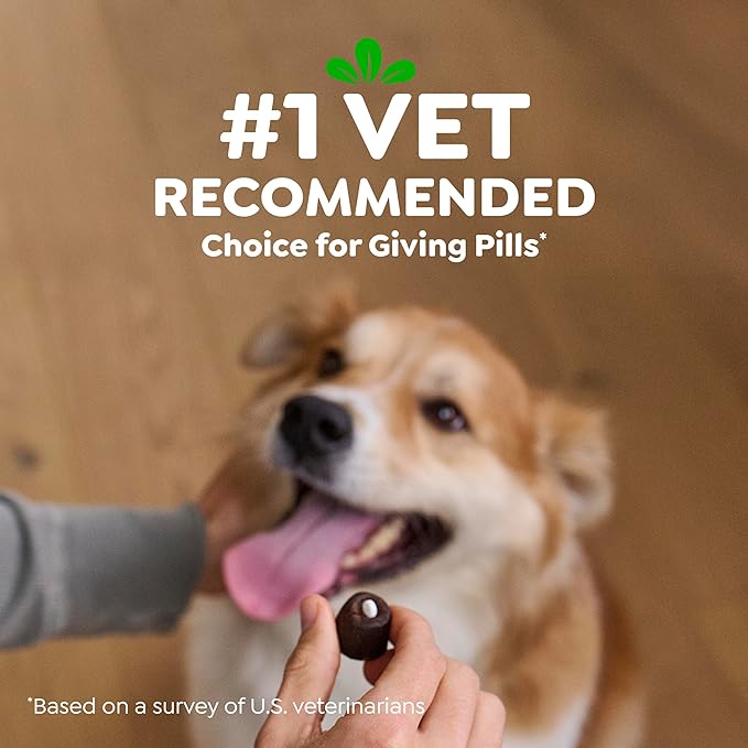 Greenies Pill Pockets for Dogs Small Size, Tablet Pill Treats for Dogs, Hickory Smoke Flavor, 3.2 oz. Pouch