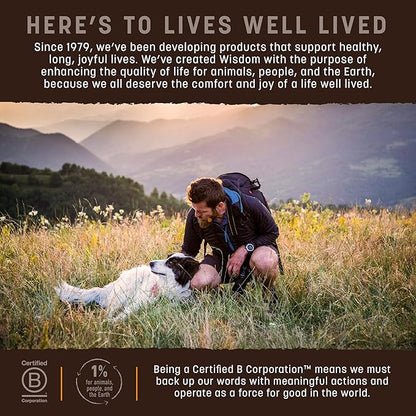 Earth Animal Wisdom Air Dried Dog Food - Chicken Recipe Premium Natural Dry Dog Food for All Breeds & Ages - 8 Lbs Bag