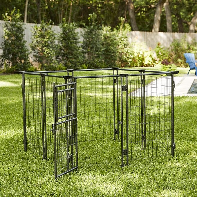 TWO by TWO Haven Expandable Kennel, Black, Medium