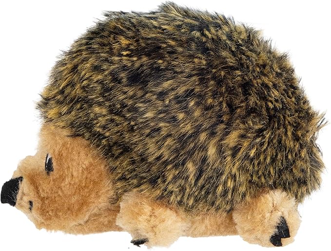 Outward Hound Hedgehogz Stuffed Dog Toy – Soft Plush Hedgehog, Squeaks, 6" x 4" x 4.5"