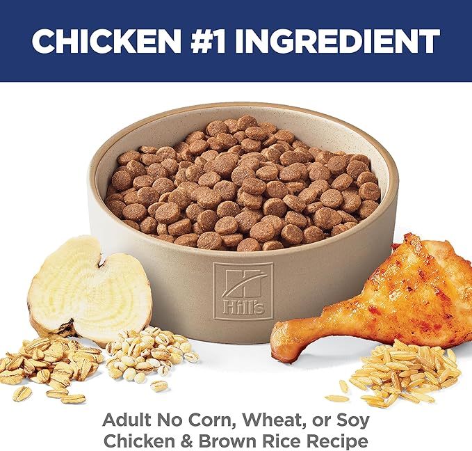 Hill's Science Diet Adult 1-6 No Corn, Wheat or Soy Dry Dog Food, Chicken, 4 lb. Bag