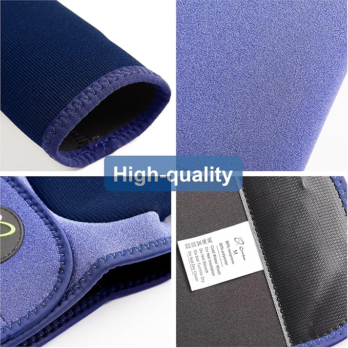 Coodeo Dog Recovery Suit, Cone Collar Alternative, Abrasion Resistant Dog Recovery Sleeve, Washable 2.5mm Thick and Waterproof, Pet Wounds Prevent Licking, Bite, Keep Dry（Purple，L