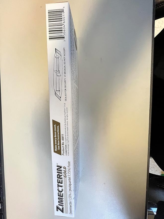 MERIAL INC -EQUINE WORMER 6001120 ZIMECTERIN GOLD EQUINE DEWORMER