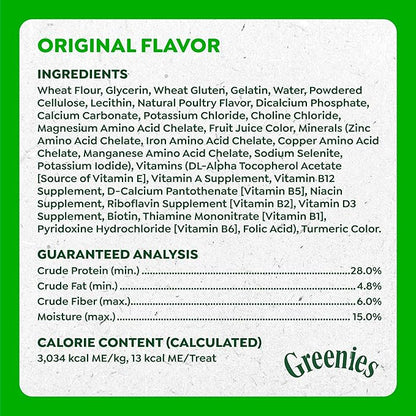 Greenies Anytime Bites Dog Treats, Original Flavor, Dog Training Treats, 10.3 oz. Bag