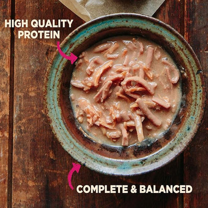 Wellness CORE Small Breed Mini Meals Shredded in Gravy Adult Wet Dog Food, Grain Free, Natural, Chicken and Turkey Dinner Recipe, 3 oz, Pack of 12 Pouches