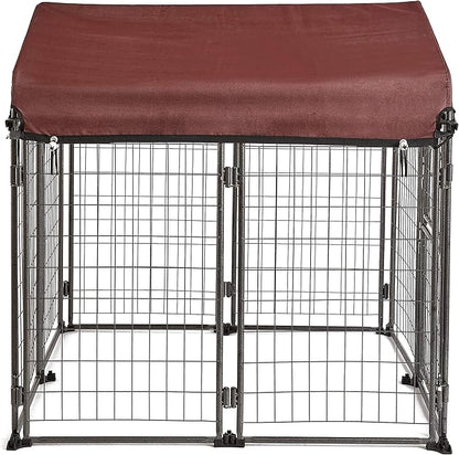 TWO by TWO Haven Expandable Kennel, Black, Medium