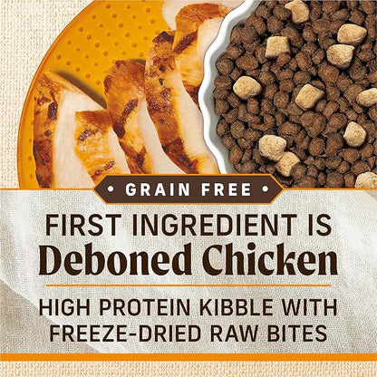 Merrick Lil’ Plates Grain Free Dry Dog Food For Small Dogs, Chicken And Sweet Potato Kibble With Raw Bites - 4.0 lb. Bag