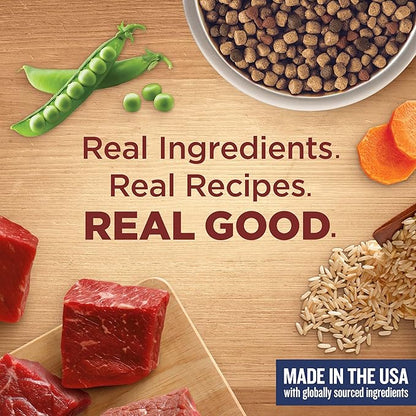 Nutrish Rachael Ray Adult Dry Dog Food Real Beef, Pea & Brown Rice Recipe, 13 lb. Bag