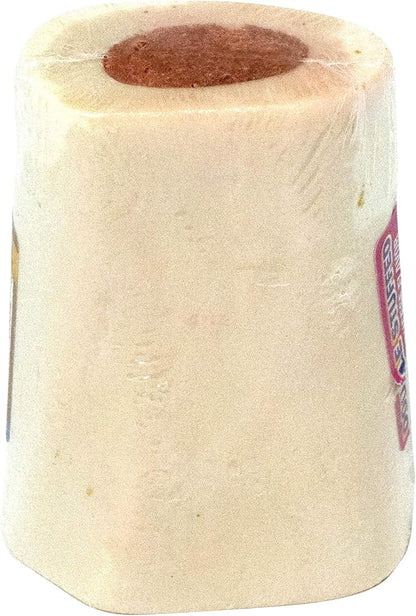 Cadet Stuffed Shin Bone, Long-Lasting Dog Chew Bones for Aggressive Chewers, High Protein Filled Bone Dental Chew for Dogs, Bacon & Cheese Flavor Filling, 3-4" for Small Dogs