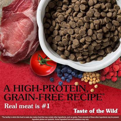Taste of the Wild Southwest Canyon Grain-Free Recipe with Wild Boar Dry Dog Food, Made with High Protein from Real Meat, and Guaranteed Nutrients Like Probiotics, Vitamins and Antioxidants for All Life Stages 14lb