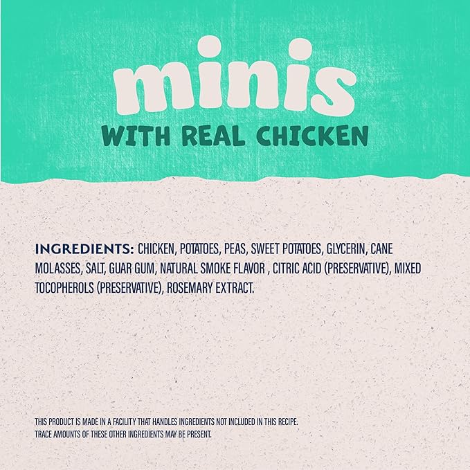 Natural Balance Limited Ingredient Mini-Rewards Chicken Grain-Free, Training Treats for Dogs | 5.3-oz. Canister (Pack of 2)