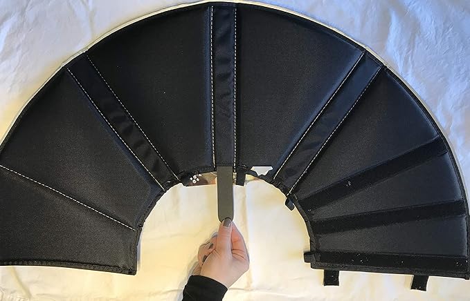 All Four Paws Comfy Cone Pet Cone for Dogs, Cats, XX-Large, Black - Comfortable Soft Dog Cone Collar Alternative for After Surgery, Wound Care, Spay, Neuter - Dog and Cat Recovery Elizabethan-Collar