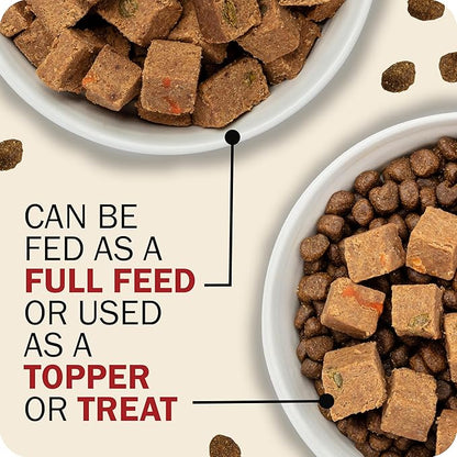 Redbarn Pet Products All-Natural Premium Rolled Dog Food, Beef Recipe - Soft Semi-Moist Wet Formula for High Protein Diet, Training Rewards, & Treat Pill Concealer - 4 lb, 1 Count