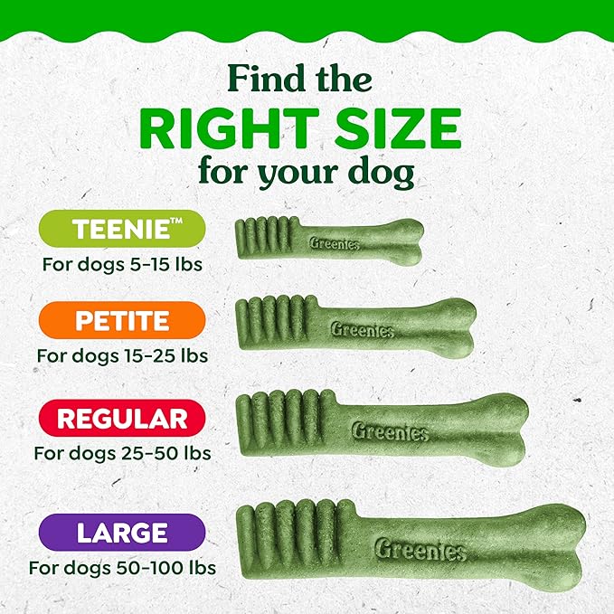 Greenies Veterinarian-Recommended Adult Natural Dental Dog Treats Petite Size, Sweet Potato Flavor, 36 oz. Pack, 60 Count