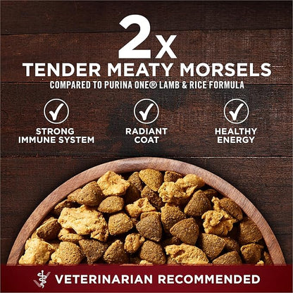 Purina ONE True Instinct With Real Salmon and Tuna Natural With Added Vitamins, Minerals and Nutrients High Protein Dog Food Dry Formula - 27.5 lb. Bag