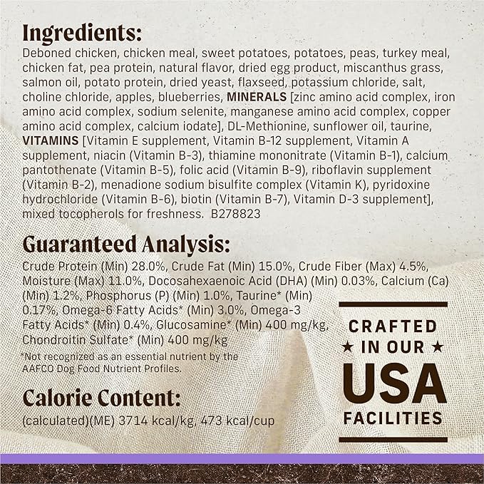 Merrick Premium Grain Free Dry Puppy Food, Wholesome and Natural Kibble with Real Chicken and Sweet Potato - 10.0 lb. Bag
