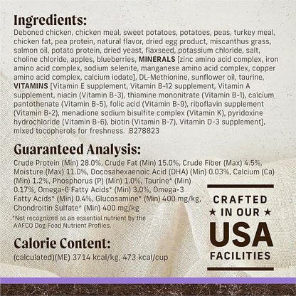 Merrick Premium Grain Free Dry Puppy Food, Wholesome and Natural Kibble with Real Chicken and Sweet Potato - 10.0 lb. Bag
