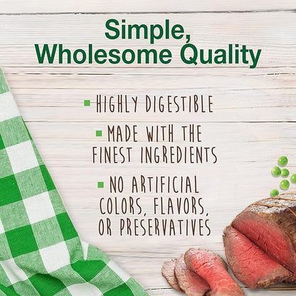 Nylabone Healthy Edibles Natural Dog Chews, Long Lasting Bones for Dogs, Roast Beef Flavor Dog Treats, X-Small (2 Count)