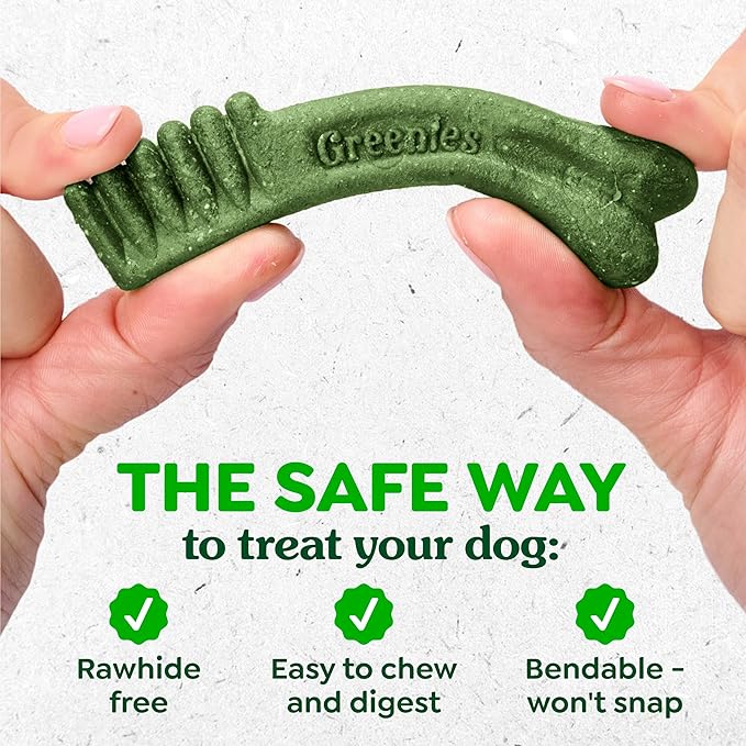 Greenies Dog Treats, Veterinarian-Recommended Natural Dental Dog Treats, Large Size, Variety Pack Flavor, (3) 12 oz. Packs, 24 Count