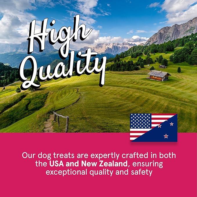 TRMC Real Meat Dog Treats - Three 12oz Bag of Bite-Sized Air-Dried Lamb & Venison Jerky for Dogs - Grain-Free Jerky Dog Treats with 95% All-Natural, Free-Range, Grass Fed Lamb & Venison